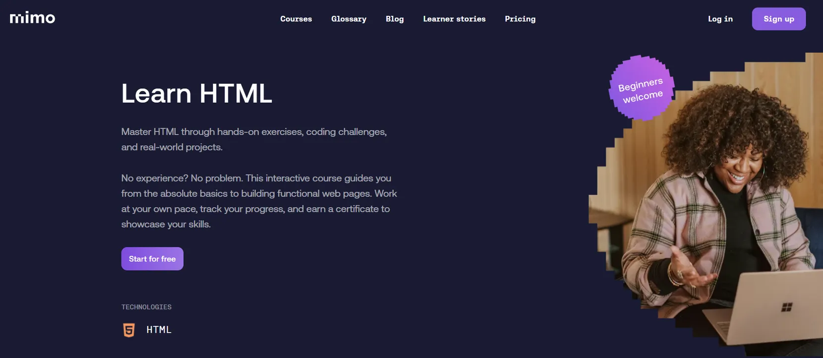 Mimo HTML Course