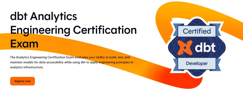 dbt Analytics Engineering Certification