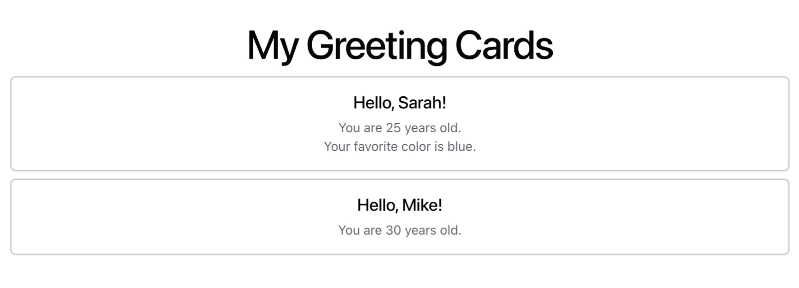 My Greeting Cards preview